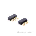 Conector fêmea SMT 6P do cabeçalho do passo de 1.27mm
